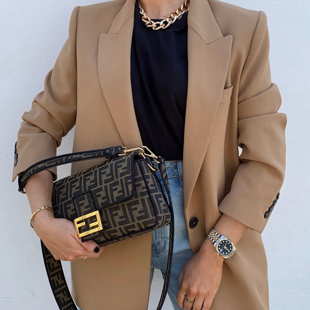 Camel Oversized Blazer